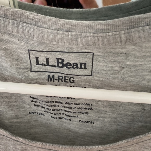 NWOT Llbean cotton blend tank in Grey Heather - Picture 2 of 5